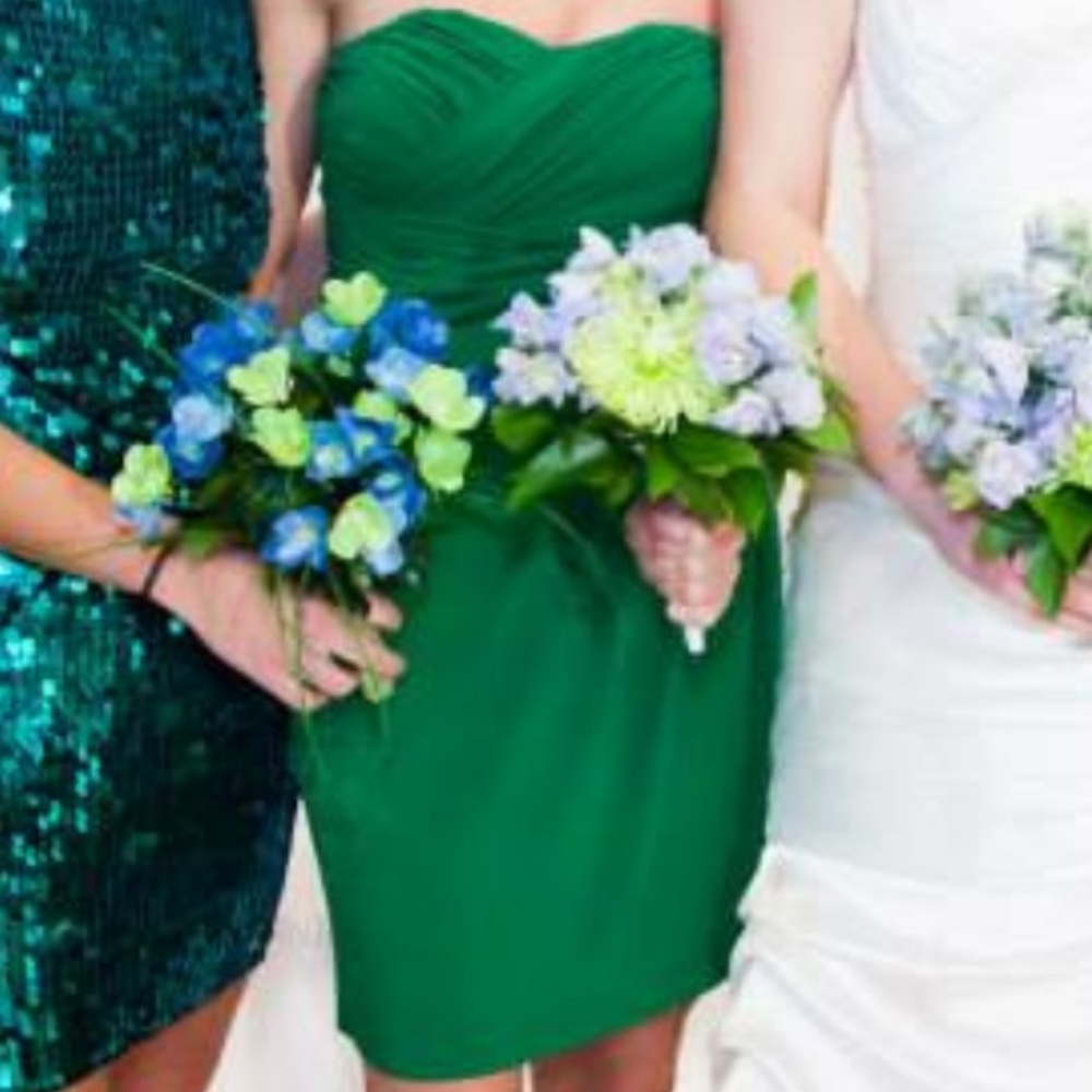 Cotton strapless dress